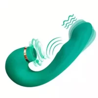 Vibrador Recarregável Silicone Luxo com 10 Modos de Vibração e Prova d''Água