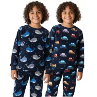 Kit Pijama Meninos Fleece Peludinho Inverno Confortável com Desconto Especial