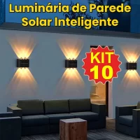 Arandelas de Parede Solar Externa - Iluminação LED Aconchegante e Econômica