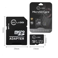 Adaptador micro SD + Cartão de Memória 32GB/64GB/128GB com Velocidade 90MB/s e Suporte 4K