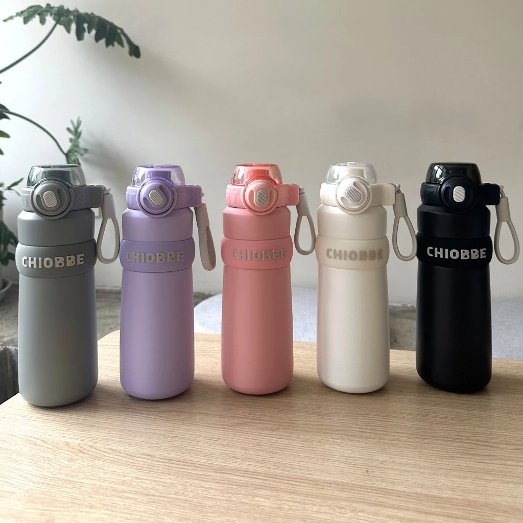 Garrafa Térmica Inox com Trava e Bico Silicone 550ml | Promoção 75%OFF