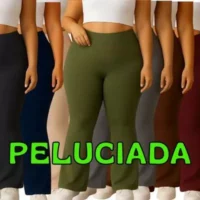 Calça Suplex Felpada Plus Size Cintura Alta com Estilo Bailarina - Conforto e Elegância