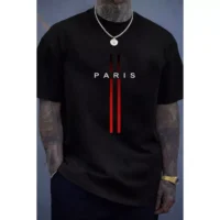 Camiseta Slim Algodão Premium Paris Streetwear - Conforto e Estilo com Desconto Especial