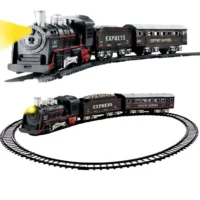 Pista de Trem Elétrico Infantil com Som e Luz - Diversão e Imaginacao