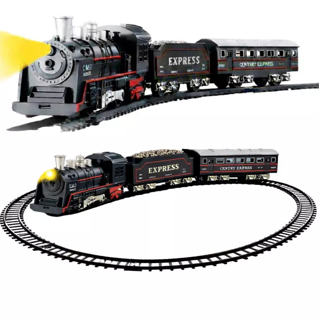 Pista de Trem Elétrico Infantil com Som e Luz - Diversão e Imaginacao