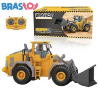 Brastoy Carregadeira de Controle Remoto Realista com Luzes e Baterias - Promoção Especial