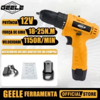 Parafusadeira Furadeira 3/8 12V GEELE com Alta Performance e Desconto Especial