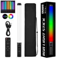 Bastão de LED RGB Light Stick Portátil para Fotos e Vídeos | Desconto de 71%