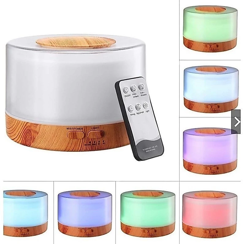 Difusor de Aromas - Ambiente Calmante com Luz LED
