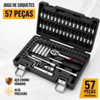 Jogo soquetes 1/4 de alta qualidade para mecânica