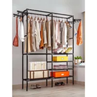 Guarda Roupa Portátil com Arara - Modular e Elegante