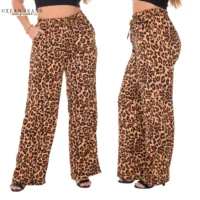 Calça Pantalona Feminina Onça Cintura Alta – Conforto e Estilo