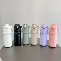 Garrafa Térmica com Trava e Silicone - 550ml Antivazamento