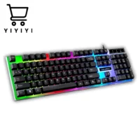 Teclado gamer semi-mecânico com retroiluminação RGB - excelente custo-benefício