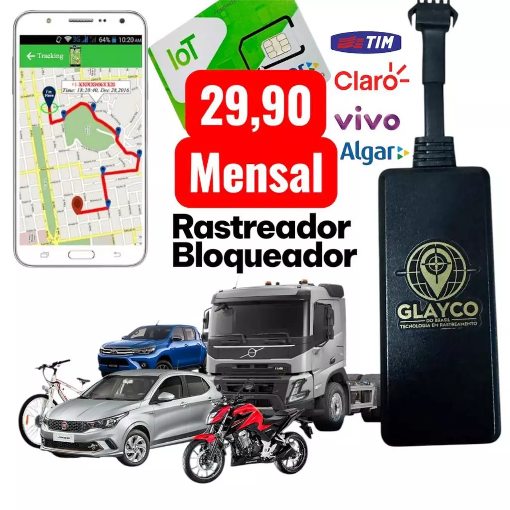Rastreador 4G Carro Moto Caminhão com Bloqueio – Confiabilidade e Segurança