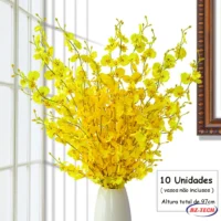 Kit de 10 Flores Artificiais para Decoração Elegante e Duradoura