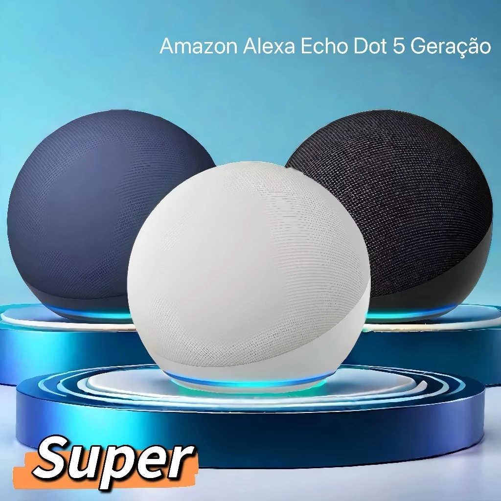 Alaxe5 Alto Falante Bluetooth com Luzes LED e Funções Inteligentes
