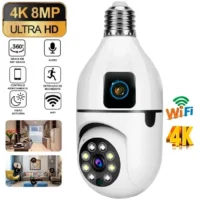 Câmera Wifi Dual Full HD com Visão Noturna e Microfone para Monitoramento