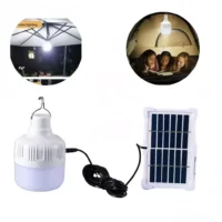 Lâmpada LED emergência ao ar livre | Energia solar eficiente