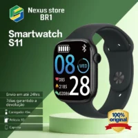 Smartwatch S11 com Monitoramento de Saúde e Chamadas Bluetooth