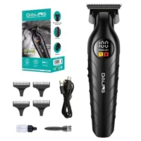Máquina Cortar Cabelo Profissional DL-1777 com LED Display - Potência e Precisão
