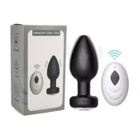 Plug Anal Vibratório Recarregável com Controle e Vibração de 10 Modos