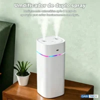 Umidificador de Ar Grande com Aromatizador e Hasta 8 Horas de Uso