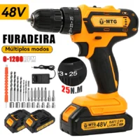 Parafusadeira Furadeira 48V Sem Fio - Potência e Versatilidade