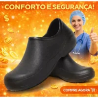 Sapato Hospitalar Masculino Profissional com Segurança e Conforto | Envio Rápido