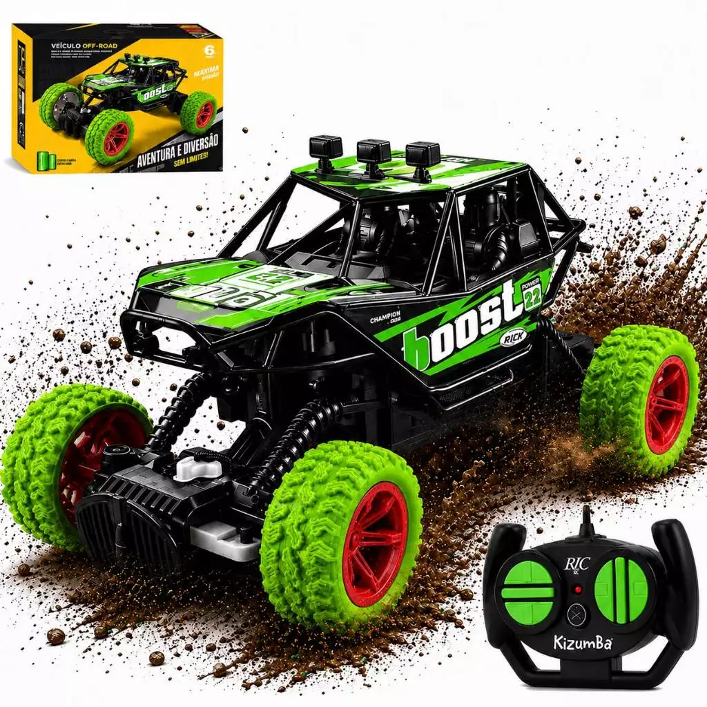 Carrinho Controle Remoto 4x4 Off Road para Aventura e Diversão
