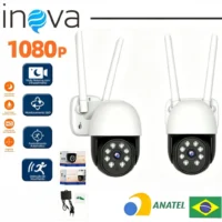 Câmera segurança Prova D''água com giro 360° HD