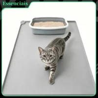Tapete Silicone Pet Impermeável com Base Antideslizante