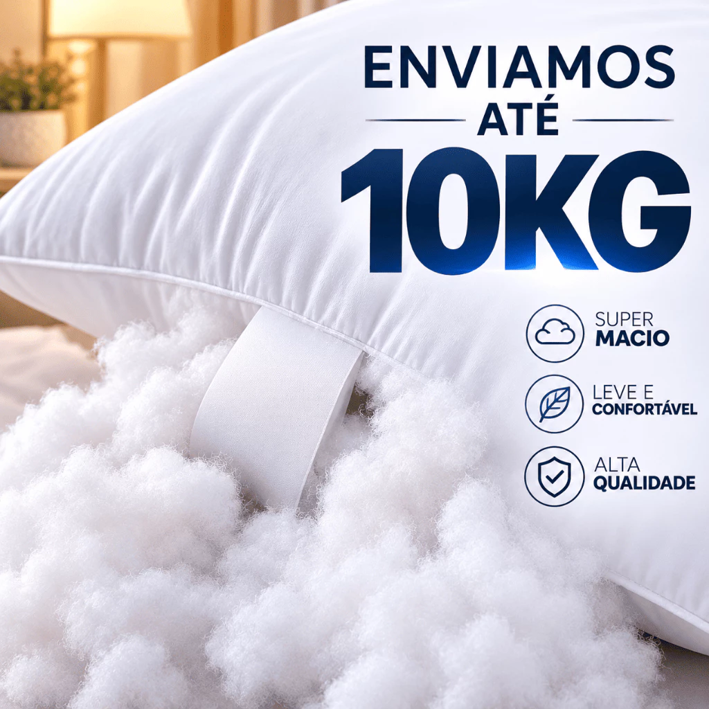 Fibra Siliconada Extra Virgem para Enchimentos Confortáveis