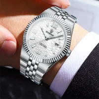 Relógio Masculino Luxuoso à Prova d''Água com Calendário - Modelo 8181