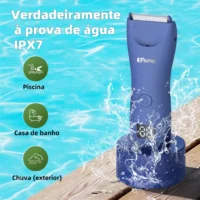 Aparador de Pelos Corporais ENSSU X7 com LED e Carregamento Rápido