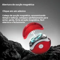 Barbeador Elétrico Menina com Cabeças Magnéticas para Barba