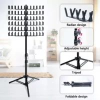 Display de Cabelo Ajustável com Divisor - Ótimo Custo-Benefício