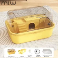 Gaiola Hamster Antimastigação com Roda e Casa Diferenciada