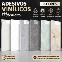 Placas de Mármore Autoadesivas para Decoração Rápida e Elegante