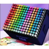 Marcador colorido com ponta dupla para criatividade e estudo | Oferta especial