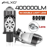 Farol LED Mini Projetor com Lente Bi para Veículos