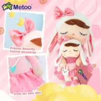 Boneca fofinha Angela da coleção floresta - Brinquedo infantil seguro