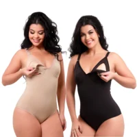 Body Modelador Amamentação Plus Size | Conforto e Suporte