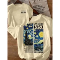 Camiseta Feminina - Linha Premium Artes de Van Gogh