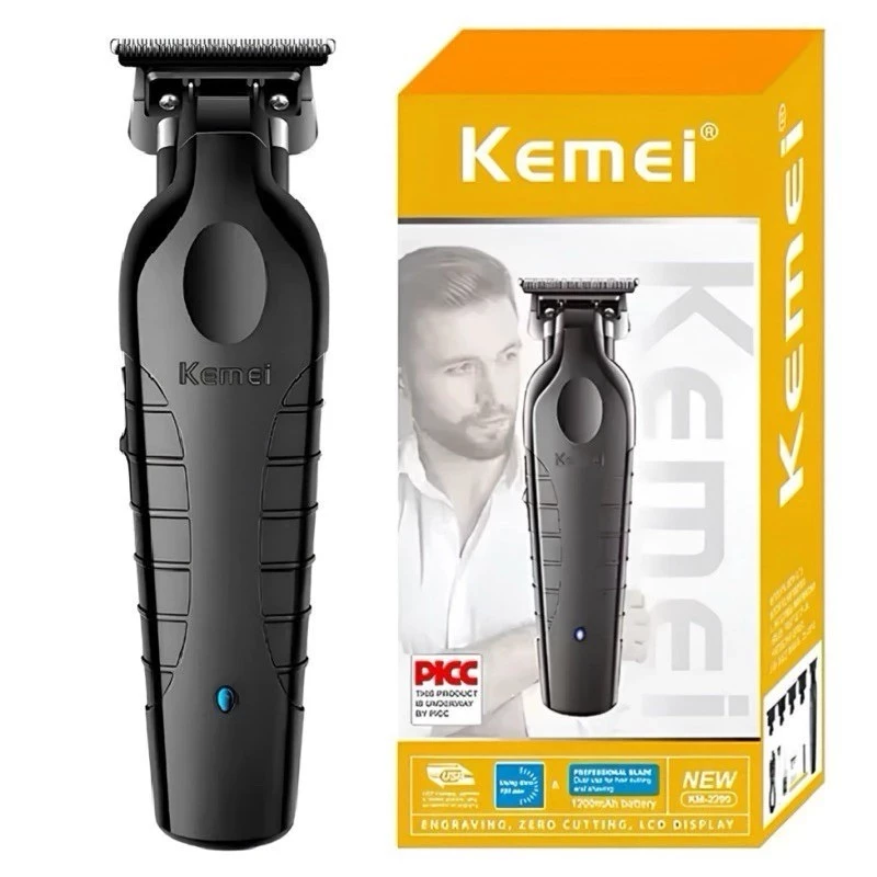 Maquina de Cortar Cabelo Kemei 2299 - Profissional e Sem Fio