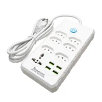 Filtro de Linha com 6 Tomadas, USB e Tomada Universal - Ótimo Custo-Benefício