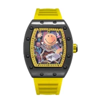 Relógio Masculino Forma Barril Quartzo Luminoso — Moda Esportiva