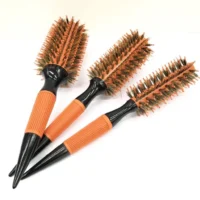 Escovas Profissionais de Cabelo com Cerdas de Javali e Nylon - Alta Performance