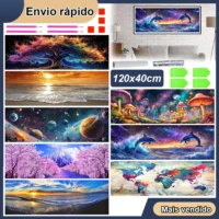 Pintura diamante Kit 5D Paisagem 120x40cm