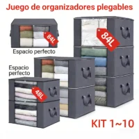 Caixa organizadora de roupas prática e ecológica